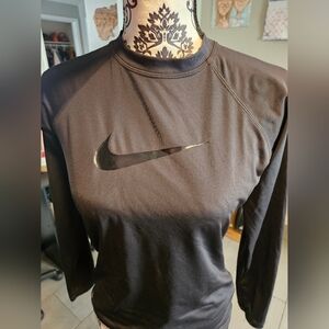 Nike Women's Black Long Sleeve Top